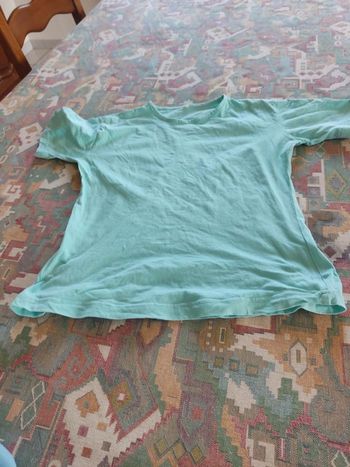 Tee shirt bleu turquoise 38/40