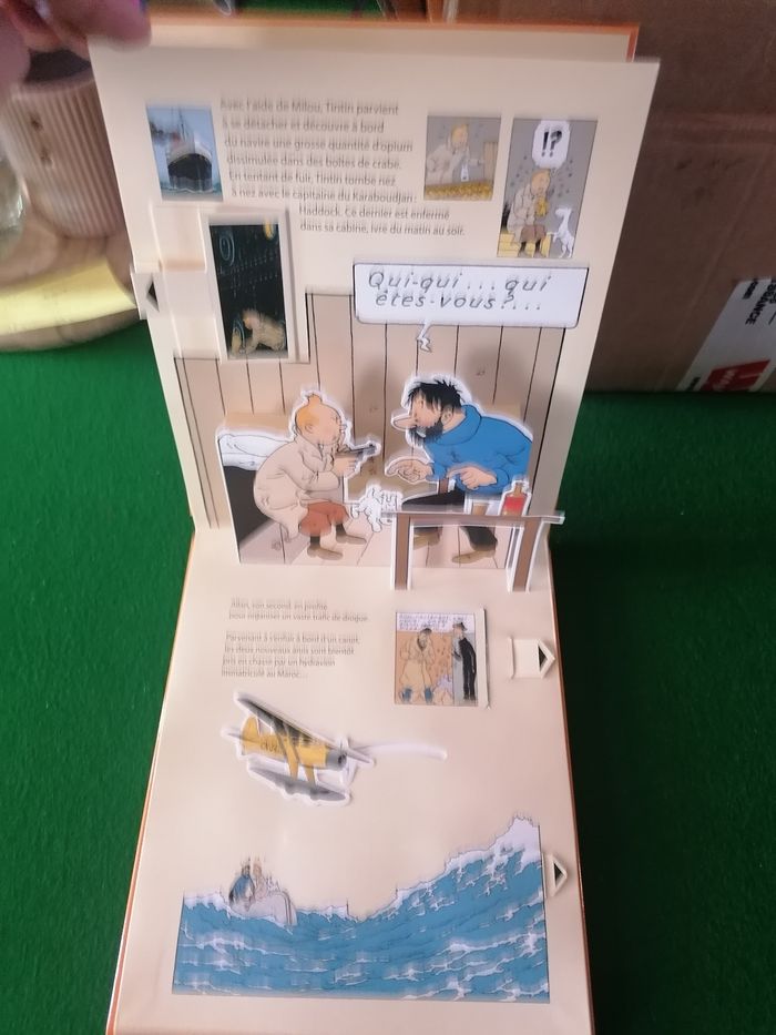 Tintin Livre Pop up Le crabe aux pinces d'or - photo numéro 4