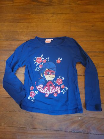 Tee-shirt manches longues 6ans miraculous 