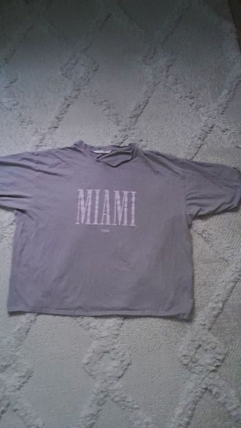 Top gris Miami taille M