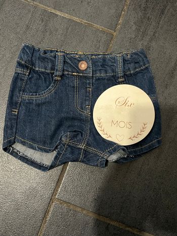 Short en jean kiabi