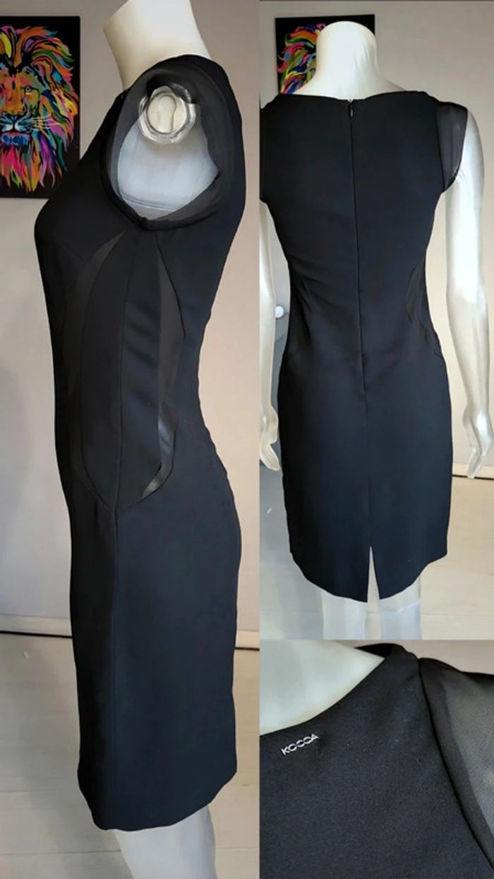 Magnifique robe noire neuve Kocca. Ajourée par endroits. XS34/S36. 🥰