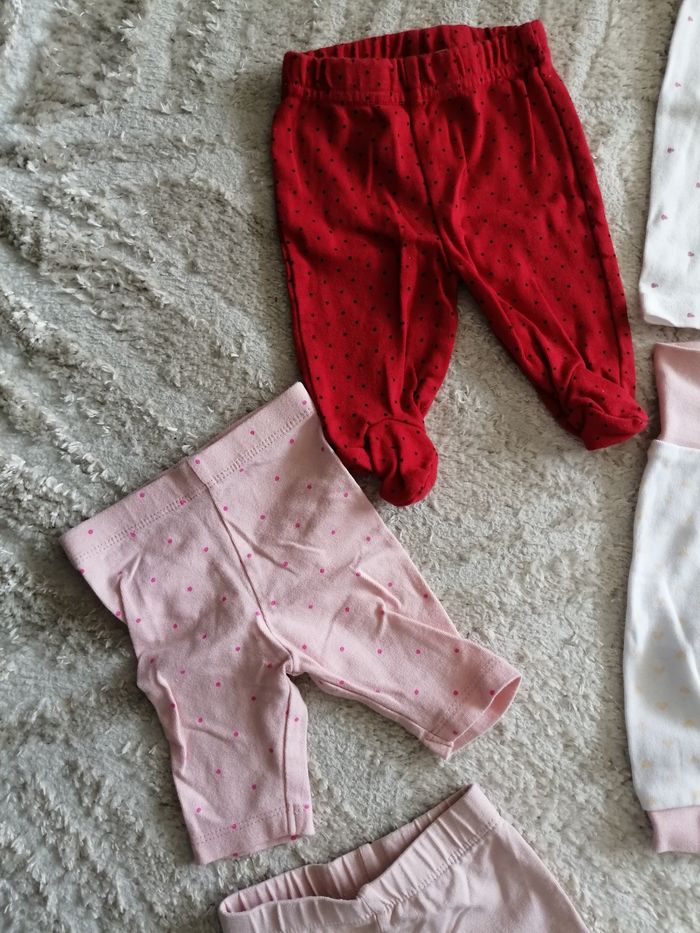 Lot de 9 leggings taille 1 mois - photo numéro 2