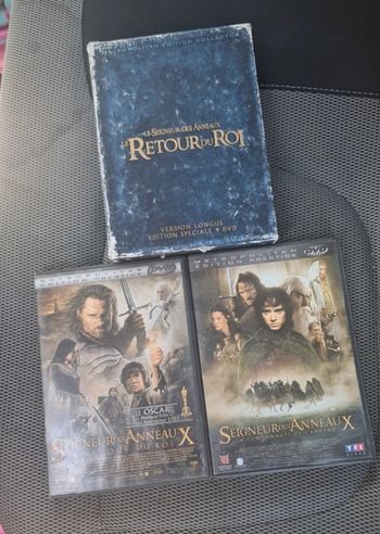 Lot dvd et coffret dvd le seigneur des anneaux