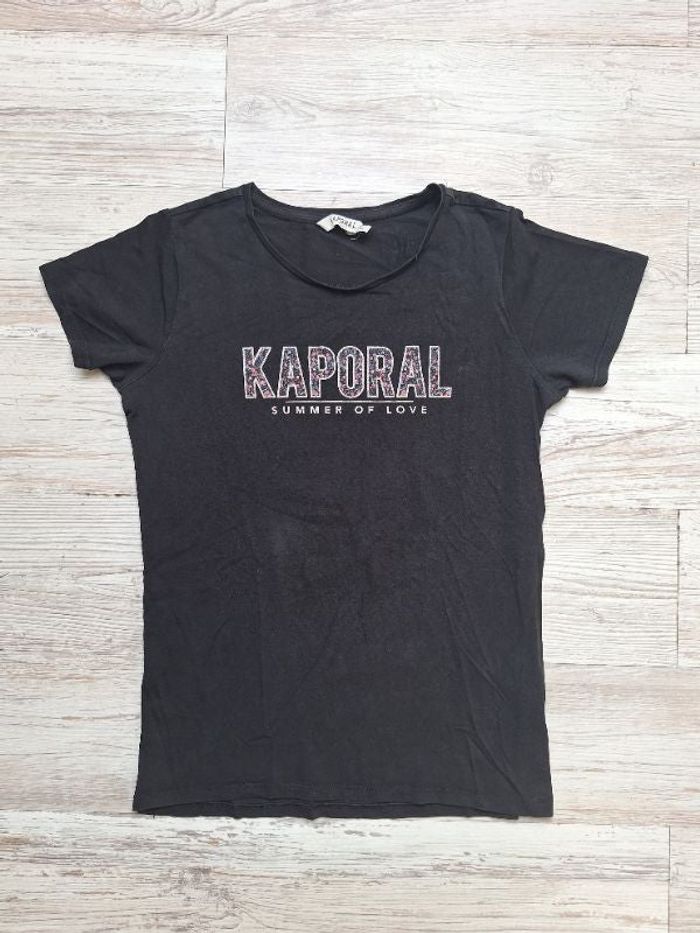 Tee shirt noir Kaporal