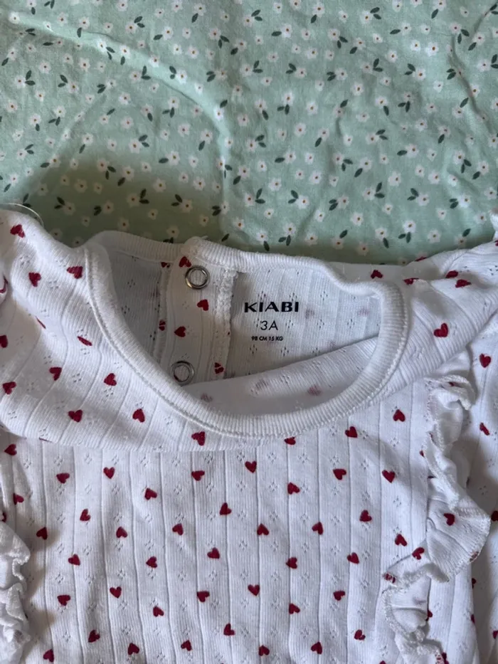 Pyjama Kiabi cœur - photo numéro 2