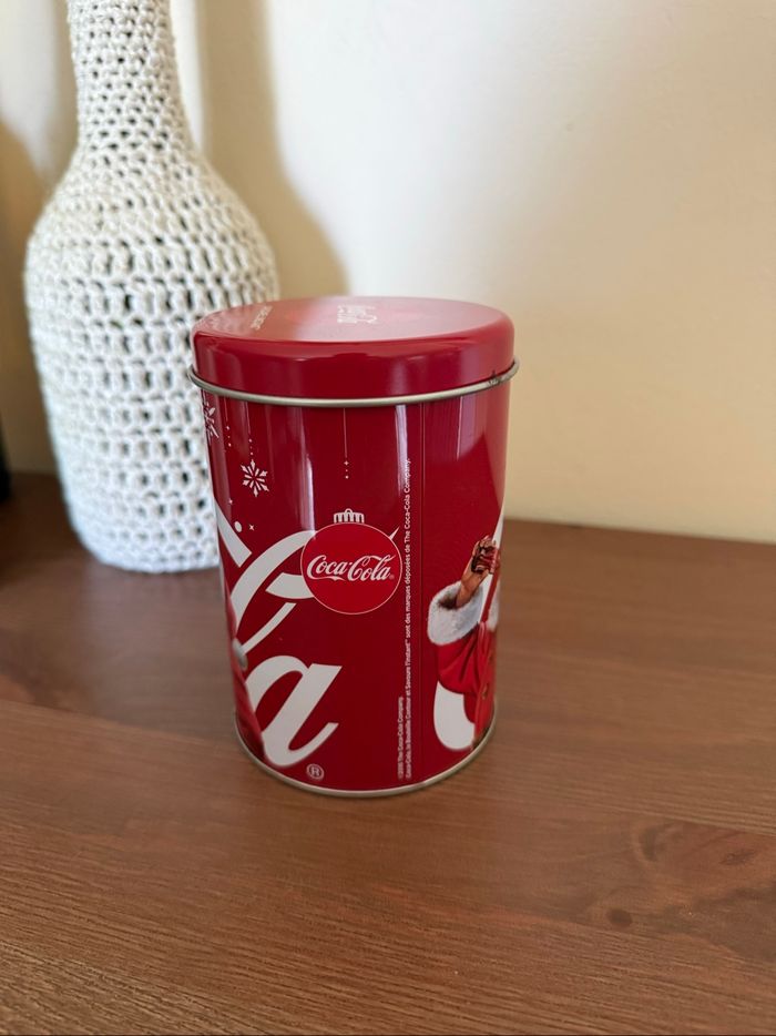 Boîte métal coca cola père Noel - photo numéro 2