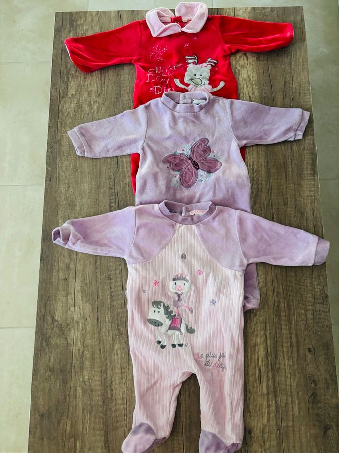 Lot de 3 pyjamas 3M