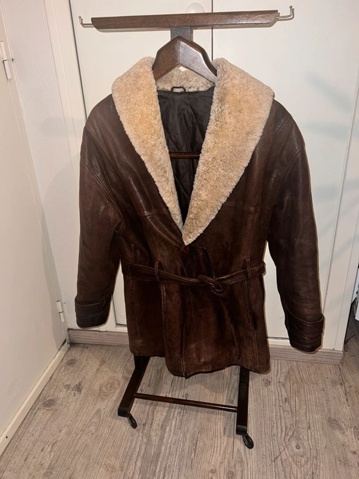 Manteau en cuir