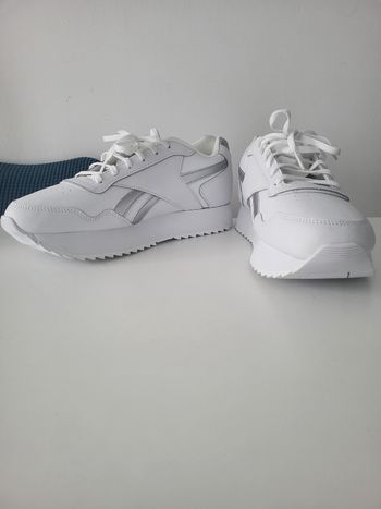 Baskets  Reebok Glide Ripple Double blanc et argent pointure 41