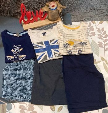 3 pyjashorts - 5 ans