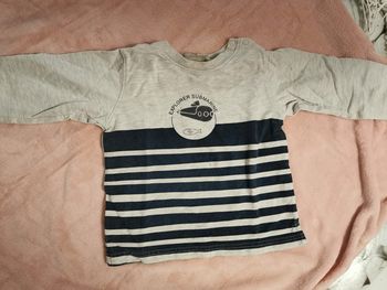 Tee shirt ML DPAM 23 mois sous marin