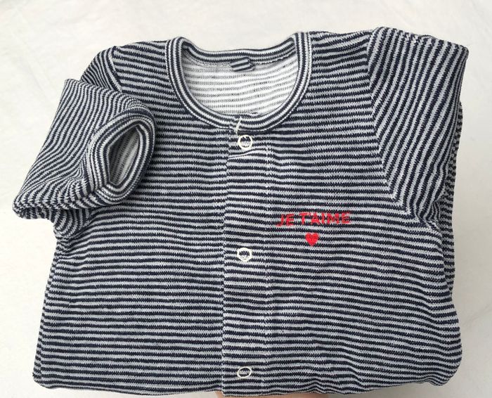 Pyjama velours Petit Bateau Naissance