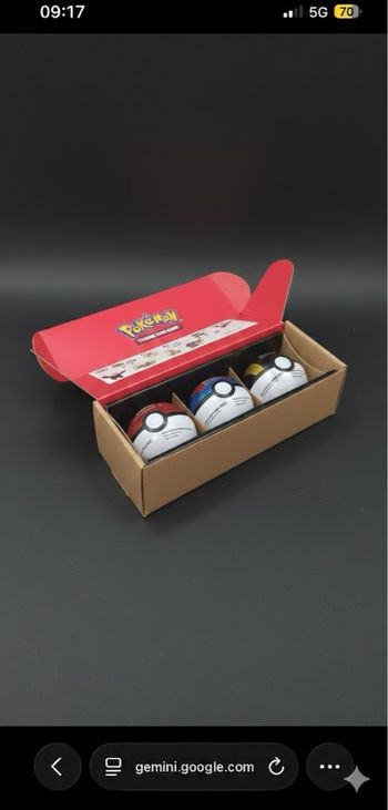  Coffret  Pokémon pokeball super ball hyperball Amazon 