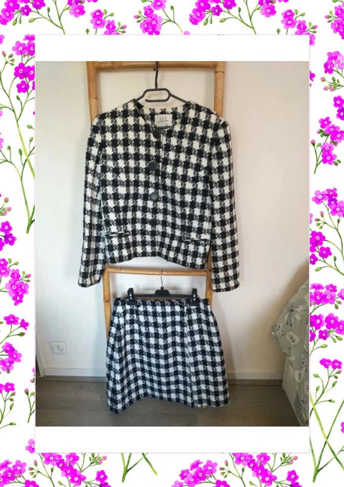 Ensemble tailleur 123 en laine  40/42