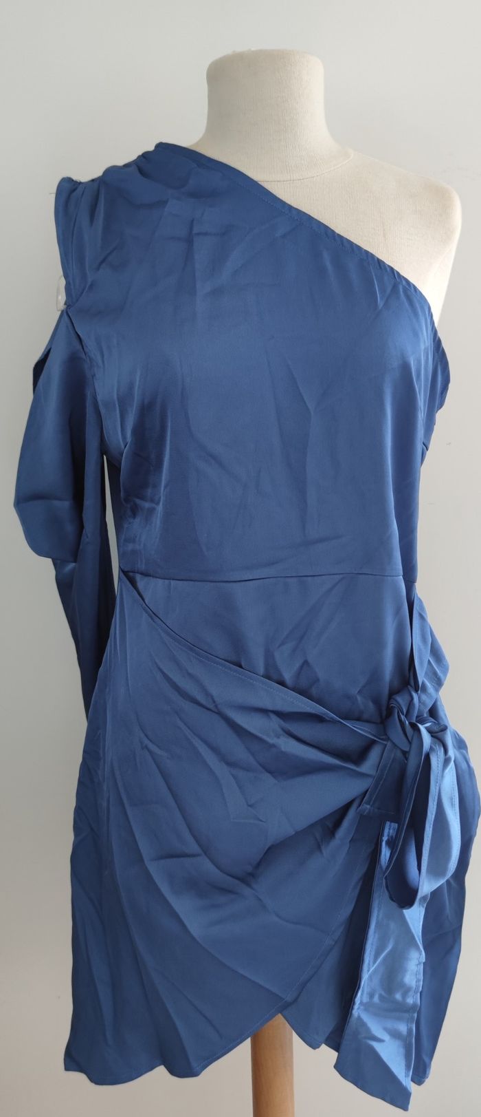 Robe d'été et de soirée marque Ravibelle Paris taille L couleur bleu pour femme - photo numéro 3