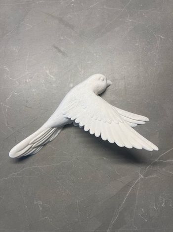 Oiseau Décoratif - Tourterelle Blanche