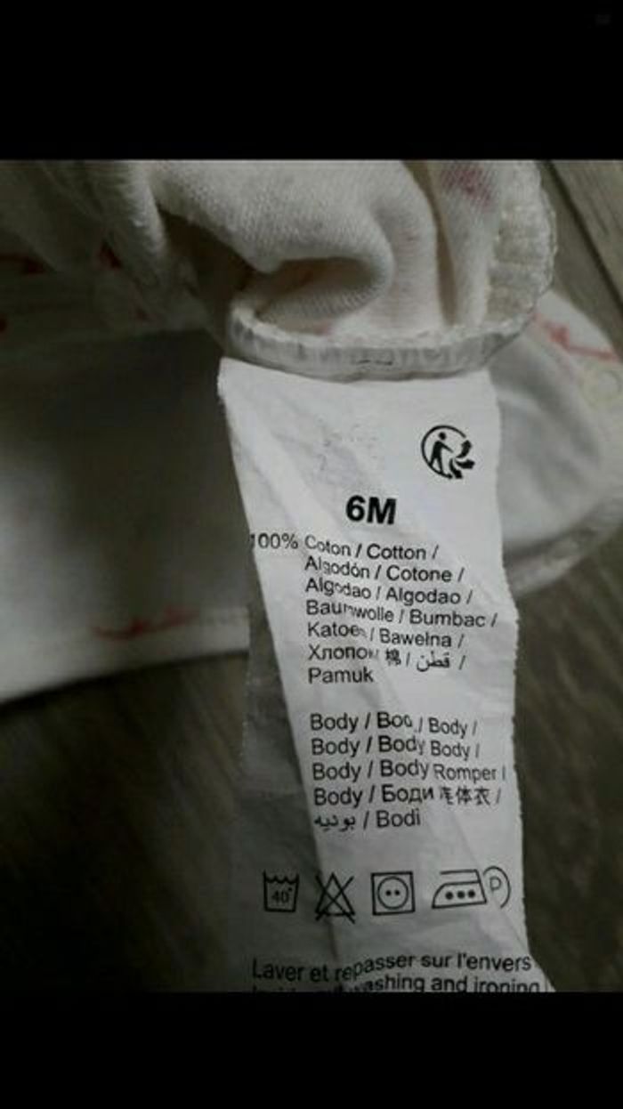 Lot de 3 bodies kiabi 6mois - photo numéro 5