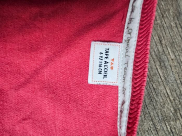 Gilet rose tape à l'œil 6 ans - photo numéro 7