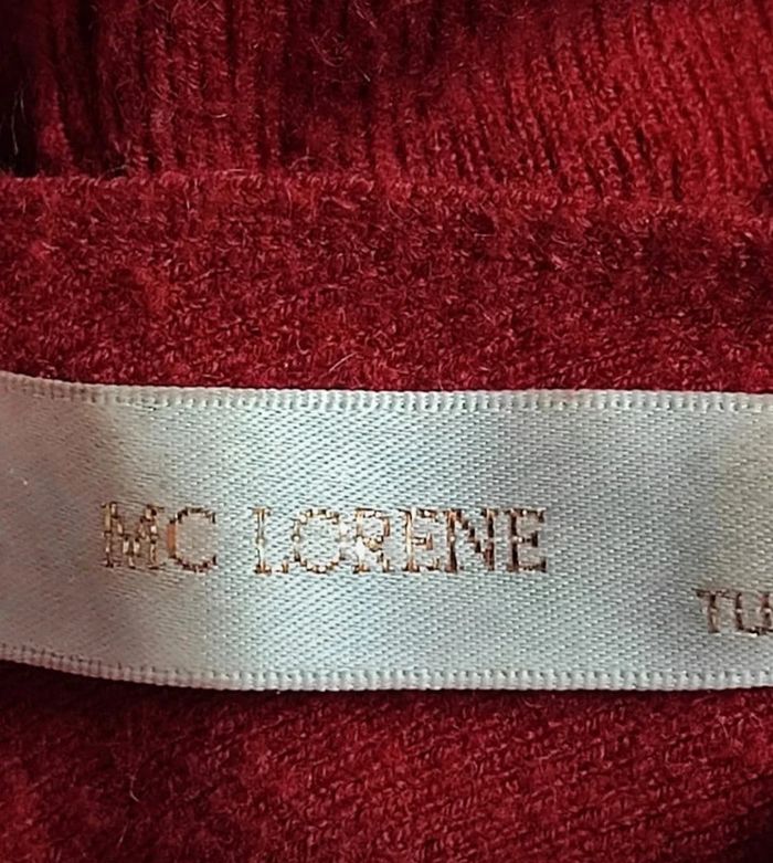 pull de fête rouge avec diam's taille unique xs s m marque BX MC lorene - photo numéro 4