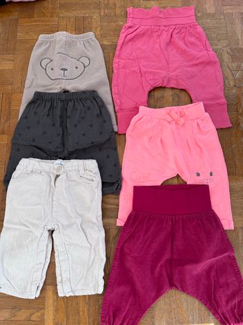 Pantalons bébé fille 6 mois