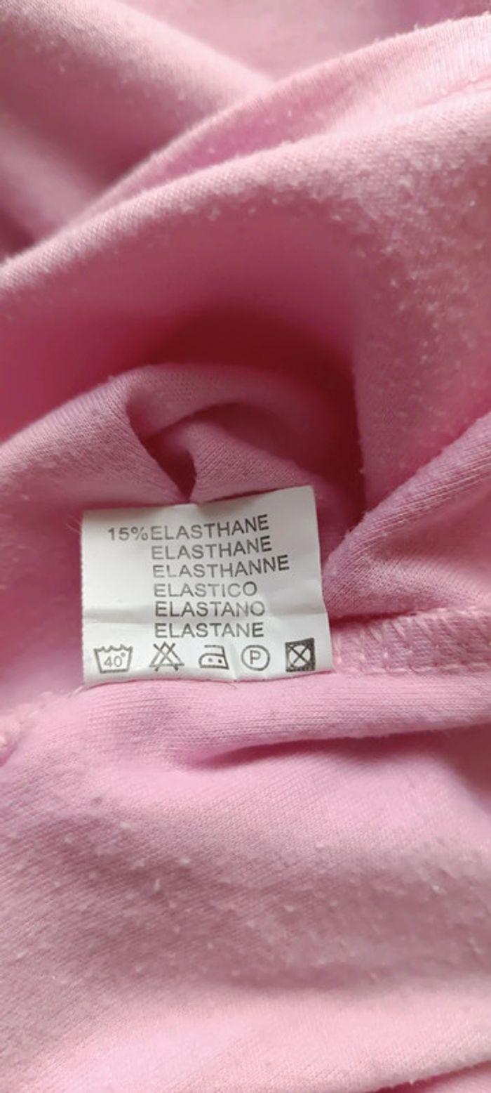 Pull rose col roulé fille 10 ans - photo numéro 6