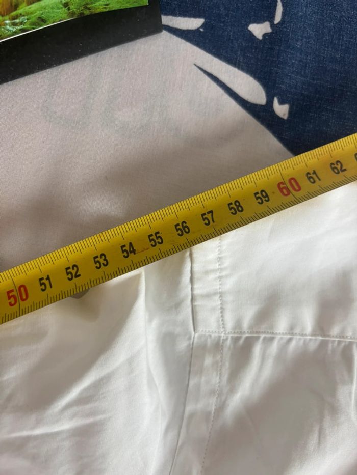 Chemise Ralph Lauren Vintage Blanc Logo Bleu Taille S/M - photo numéro 15
