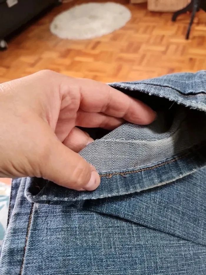 Jean droit taille basse Zara T36 - photo numéro 12