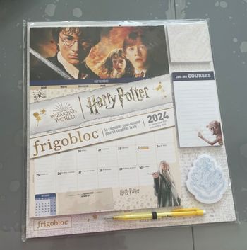Calendrier d’organisation familiale Harry Potter frigo bloc