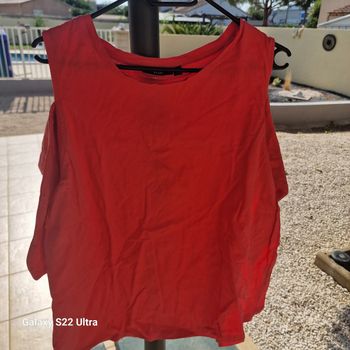 Tee-shirt shirt manches a noué