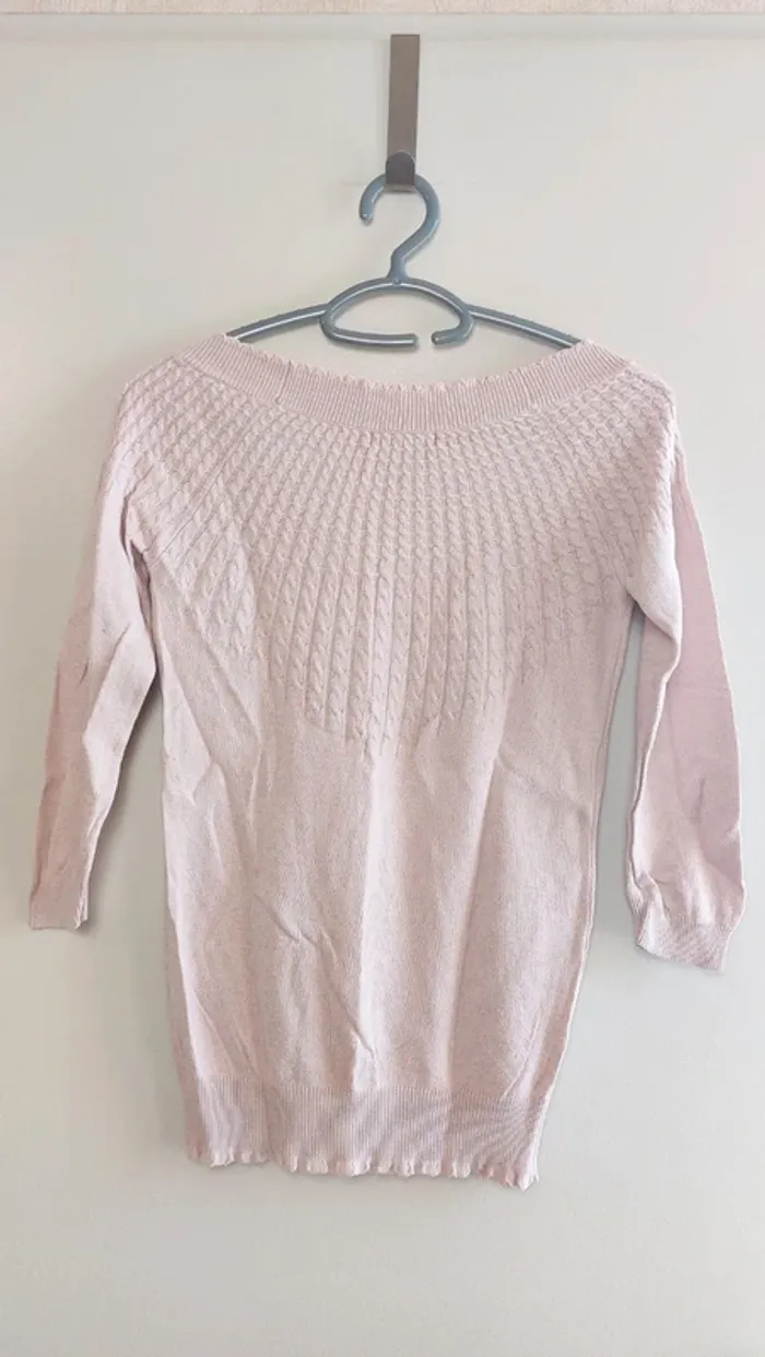 Pull manches 3/4 Mango taille S ou 36 - photo numéro 2