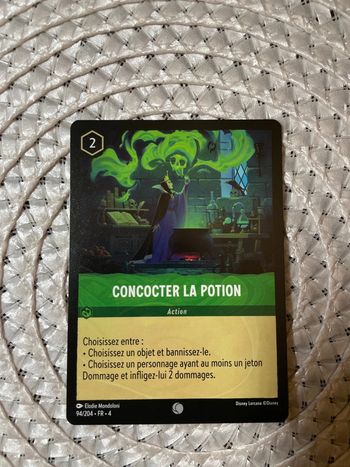 Carte Lorcana - Concocter la potion - 94/204 - FR - 4