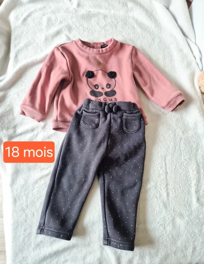 Ensemble ours kiabi 18 mois