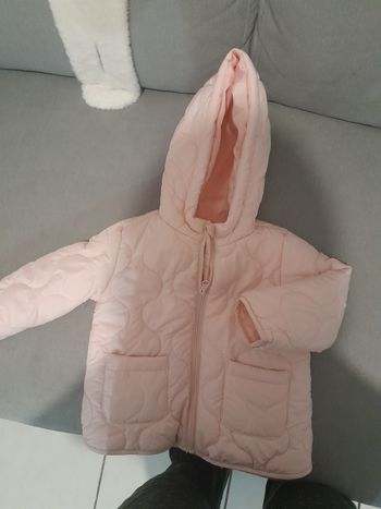 Doudoune rose palz 24 mois fille