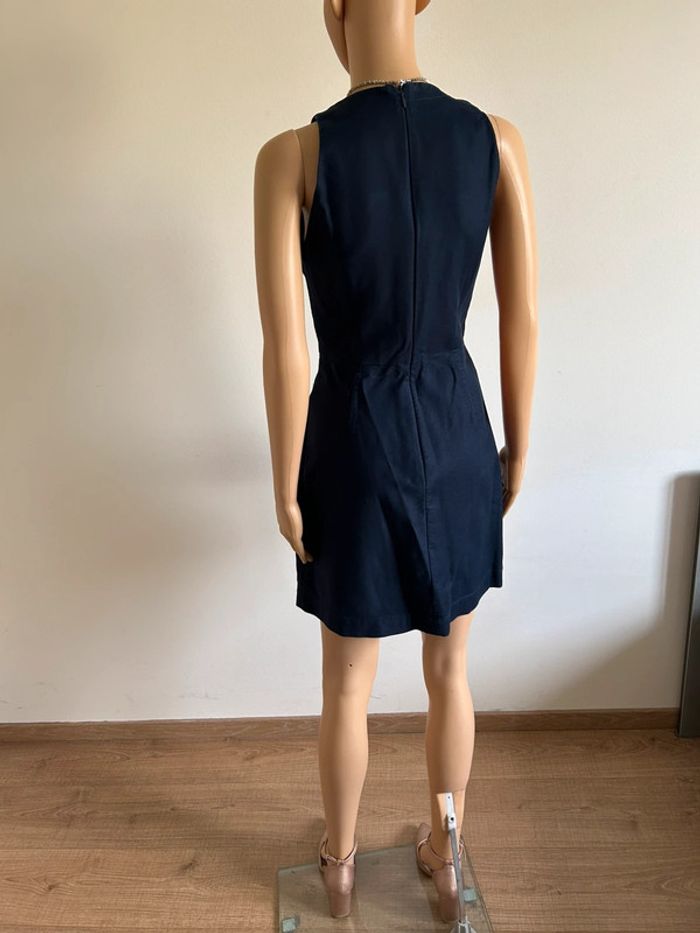 Robe bleue marine sans manches Kookai taille 36 TBE - photo numéro 10
