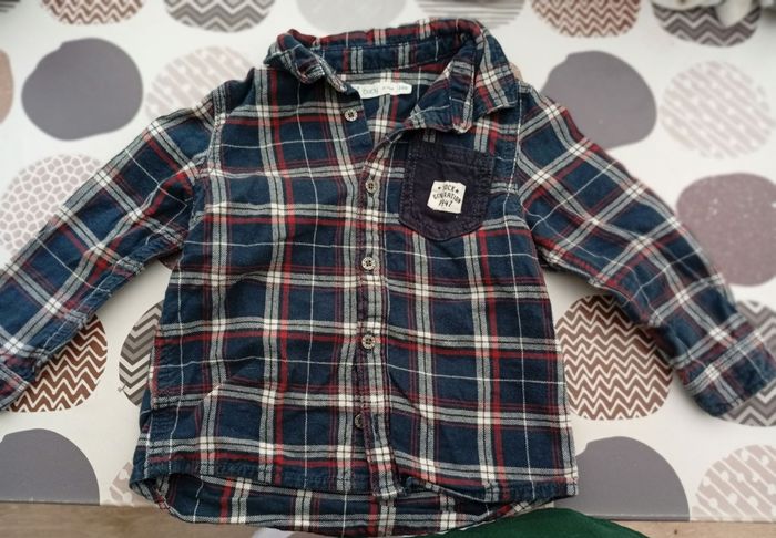Chemise à carreaux