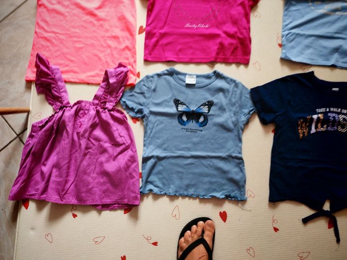 Lot de tee shirt fille taille 8/ 10ans - photo numéro 7