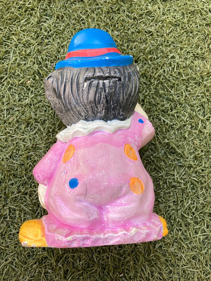 Tirelire clown 🤡 Vintage années 1970 - photo numéro 3