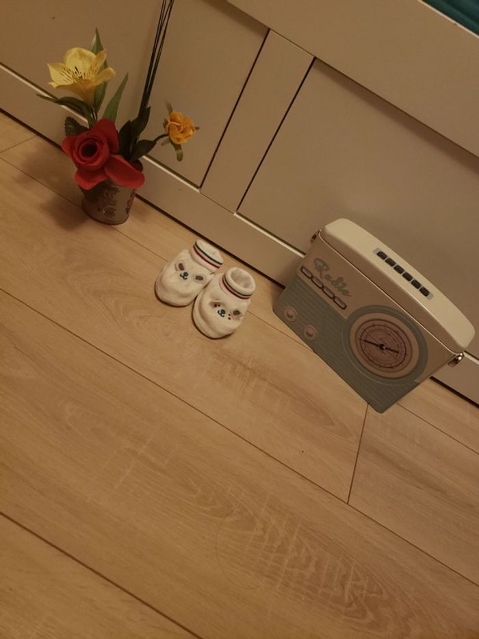 Chaussons bébé 🎀 taille 0 1 mois 1€ - photo numéro 2