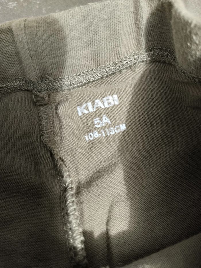 Legging 3/4 vert kaki 5 ans fille kiabi - photo numéro 2