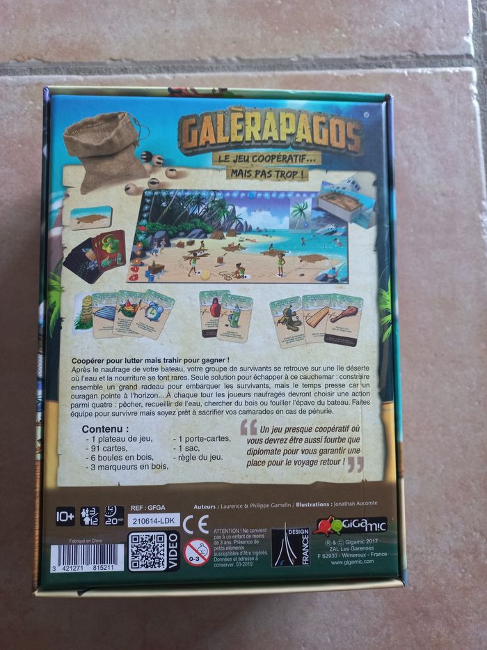 Jeu coopératif galerapagos gigamic - photo numéro 2