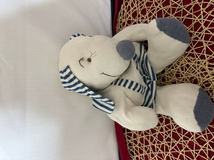 Doudou range pyjama chien rayé bleu DOUDOU ET COMPAGNIE - photo numéro 5