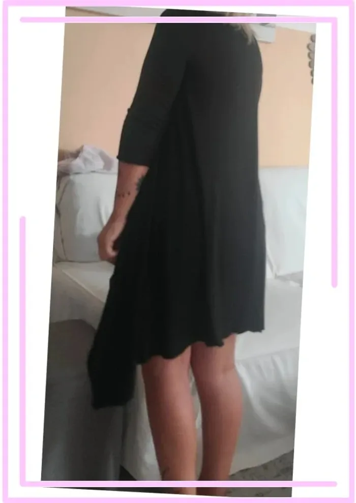 Veste longue noir taille M - photo numéro 4