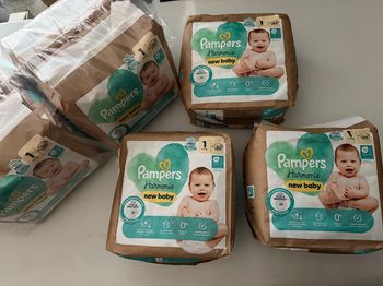 161 couches Pampers harmonie taille 1