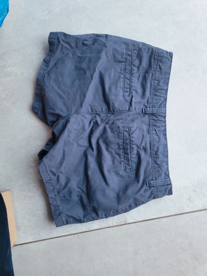 Short bleu marine 10 ans fille - photo numéro 3