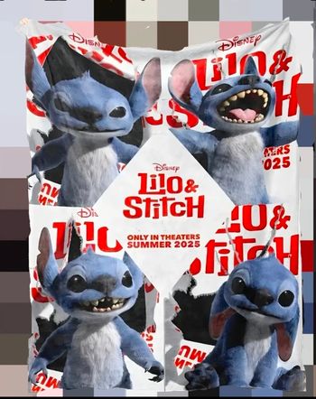 Plaid stitch disney neuf