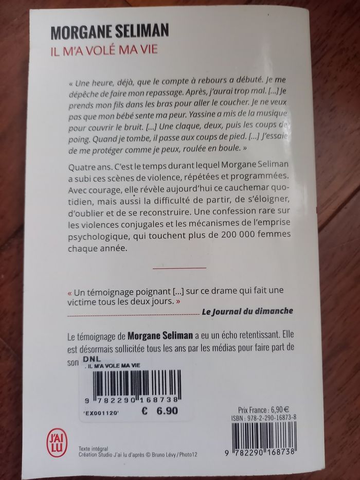 Il m'a volé ma vie - photo numéro 2