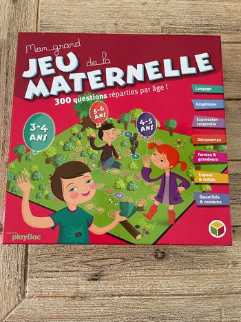 Jeu éducatif de la maternelle