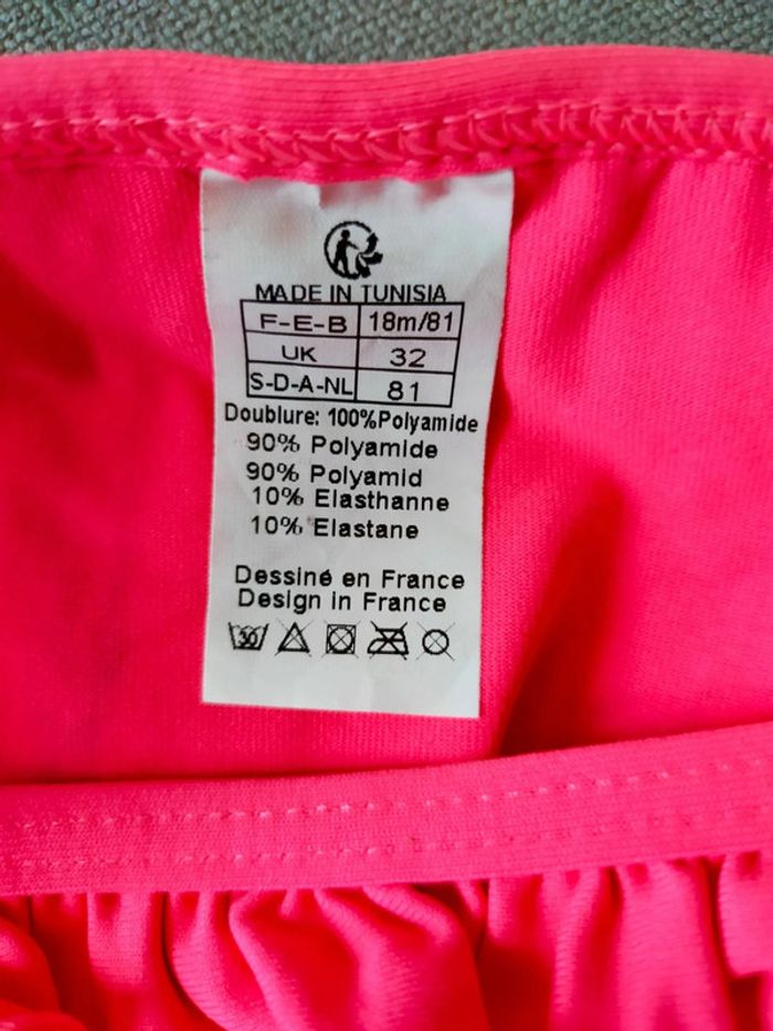 Bas de maillot fille à pois – 18 mois - photo numéro 3