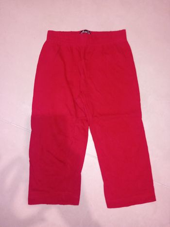 Pantalon 2 ans rouge